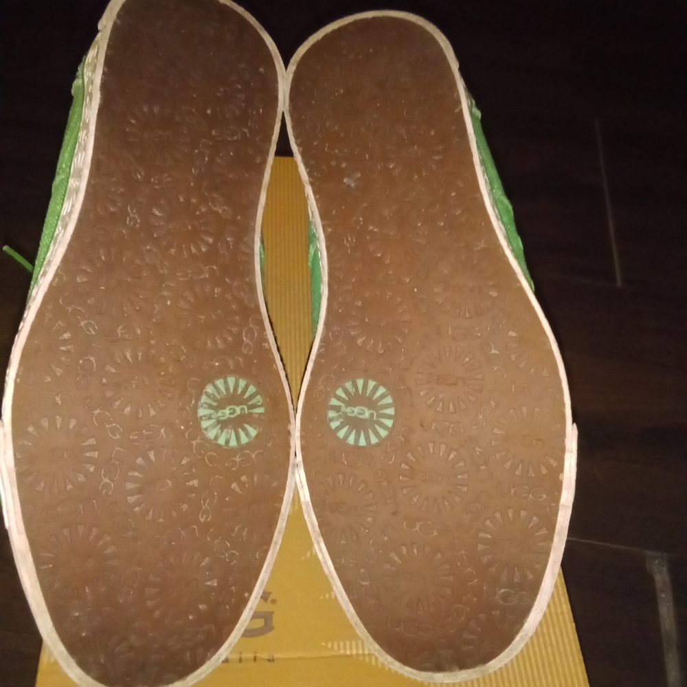 UGG Hally Women's Green Fashion Sneakers - Picture 4 of 5
